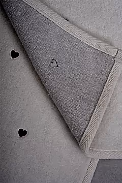 Amore Kalp Nakışlı 2'li Paspas Set (60 x 100 cm)