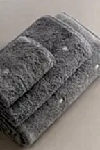 Amore Kalp Nakışlı Yüz Havlusu (50 x 90 cm)