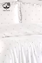 Amore Pamuk Saten Çift Kişilik Kalpli Nevresim Takımı - Nazik Home - Yuvama Değer!