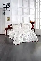Amore Pamuk Saten Çift Kişilik Kalpli Nevresim Takımı - Nazik Home - Yuvama Değer!