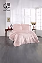 Amore Pamuk Saten Çift Kişilik Kalpli Nevresim Takımı - Nazik Home - Yuvama Değer!