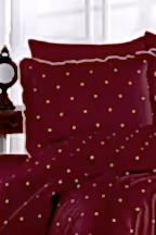 Amore Pamuk Saten Çift Kişilik Kalpli Nevresim Takımı - Nazik Home - Yuvama Değer!