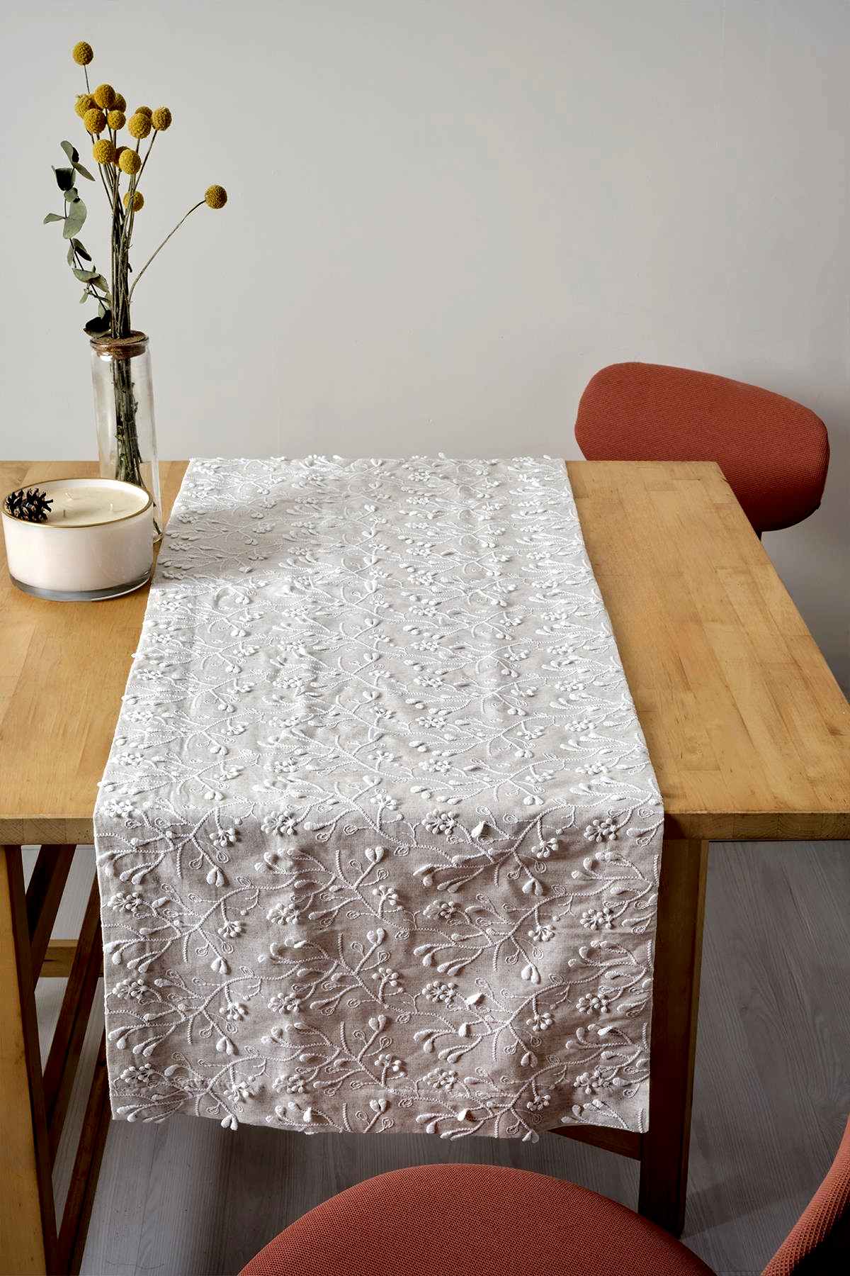 Celine İşemeli Runner (40 x 140 cm) - Nazik Home - Yuvama Değer!