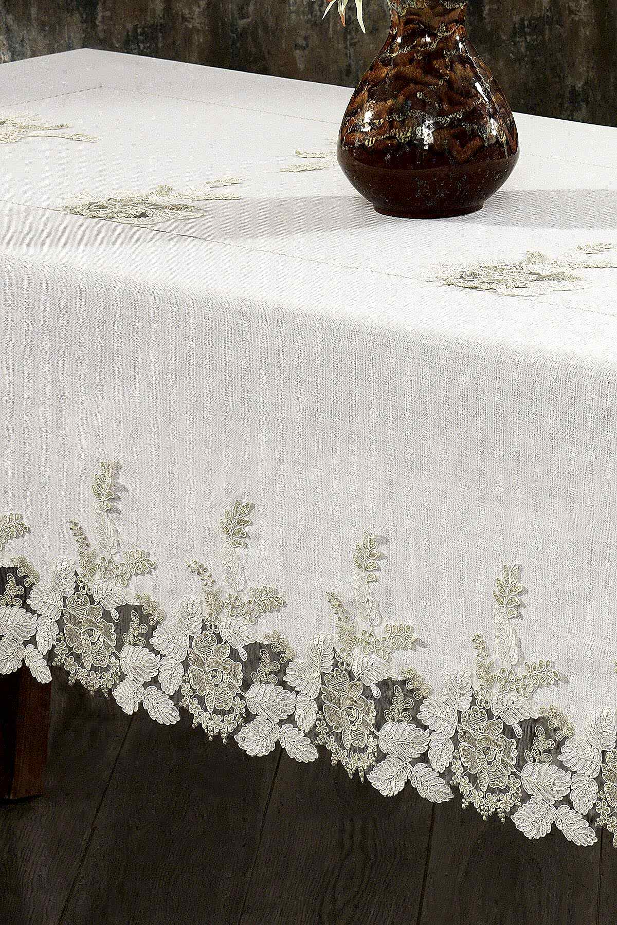 Floransa Leke Tutmaz Dertsiz Masa Örtüsü (160 x 260 cm) - Nazik Home - Yuvama Değer!