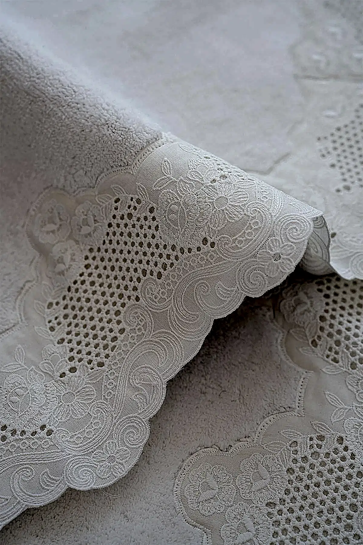 İris İşlemeli 2'li Paspas Set (60 x 100 cm)