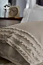 Lucas Pelüş Çift Kişilik 9 Parça Nevresim + Pike Set - Nazik Home - Yuvama Değer!