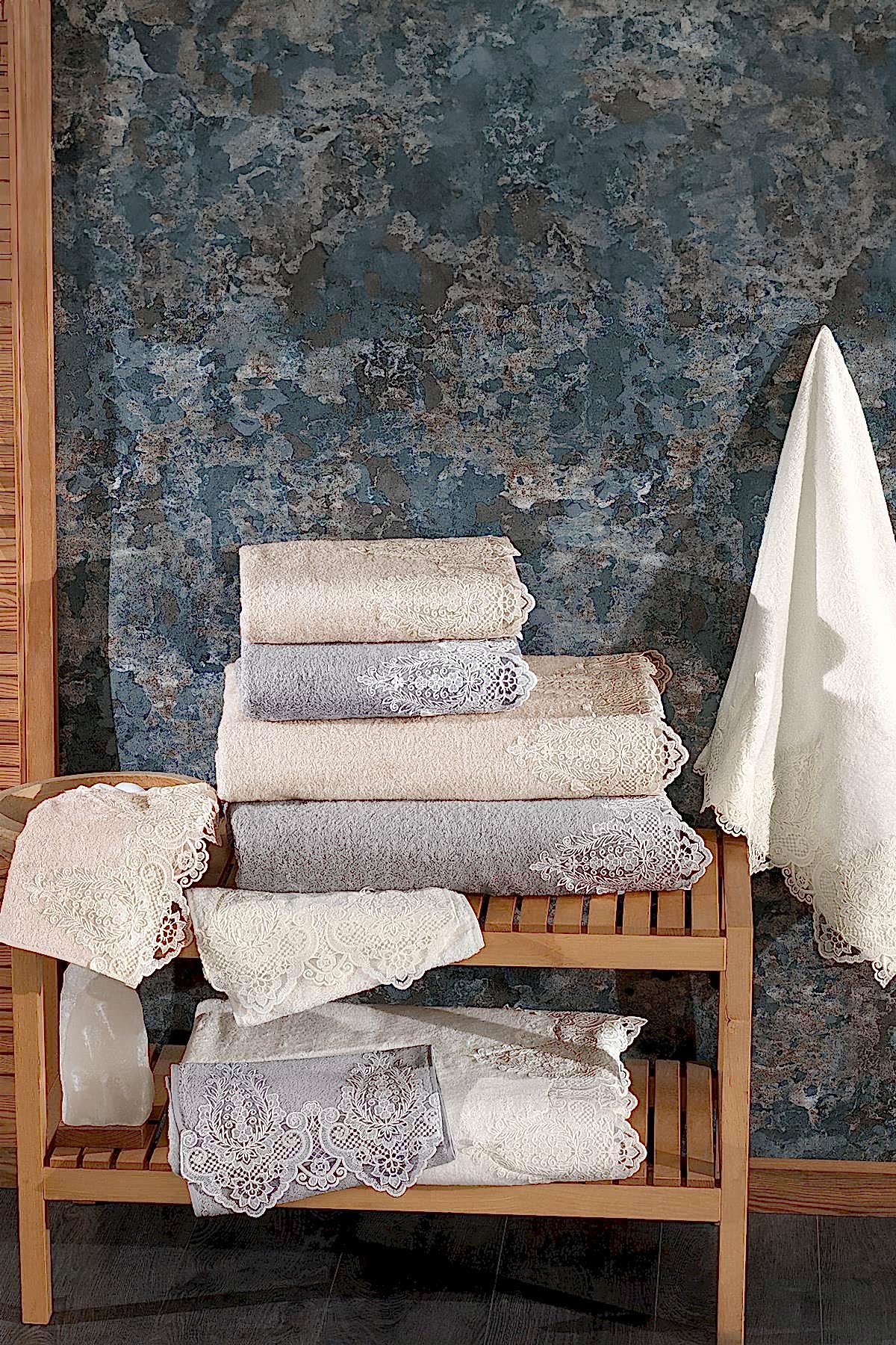 Marry Dantelli El Havlusu (30 x 50 cm) - Nazik Home - Yuvama Değer!