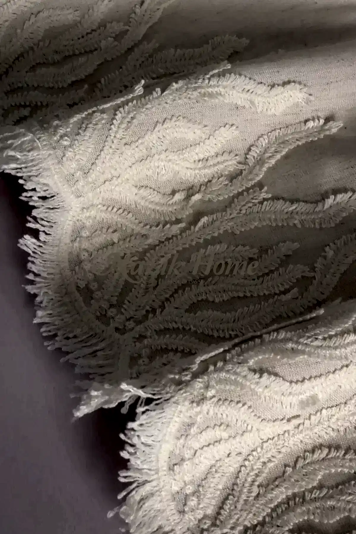 Mercan İşlemeli Püsküllü Yüz Havlusu (50 x 90 cm)