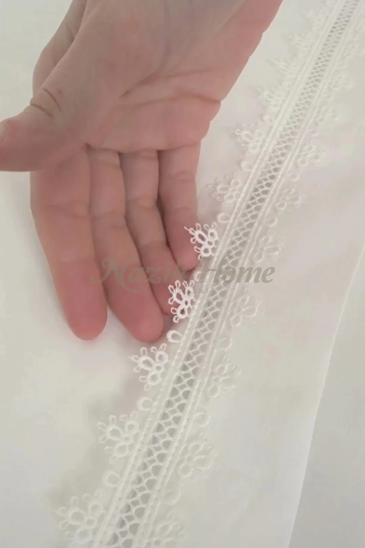 Sena Bebek İşlemeli Pamuk Saten 4 Parça Nevresim Takımı