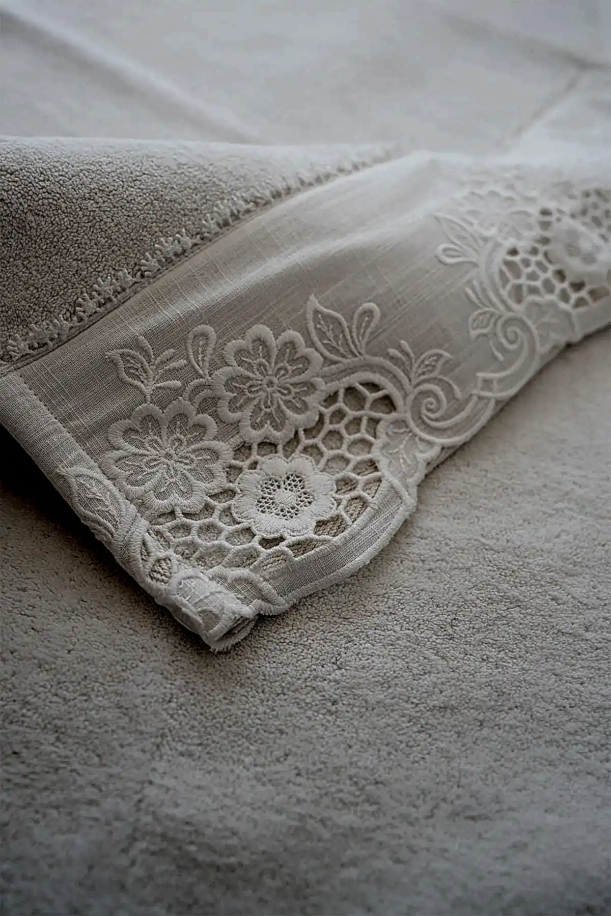 Puerta Çiçek İşlemeli 2'li Paspas Set (60 x 100 cm)