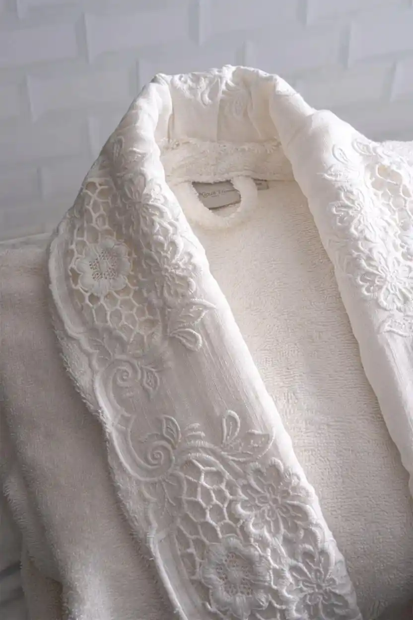 Puerta Kadın Bambu Bornoz