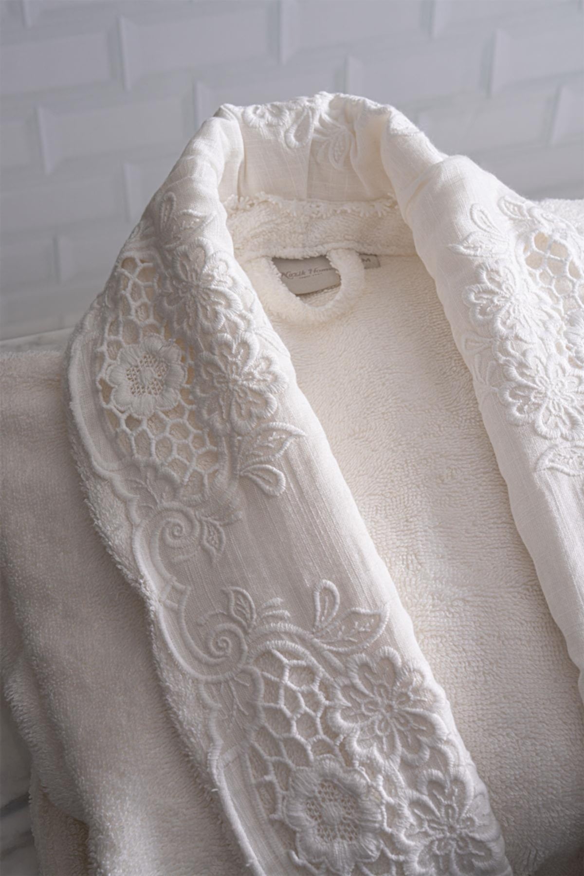 Puerta Kadın Bambu Bornoz