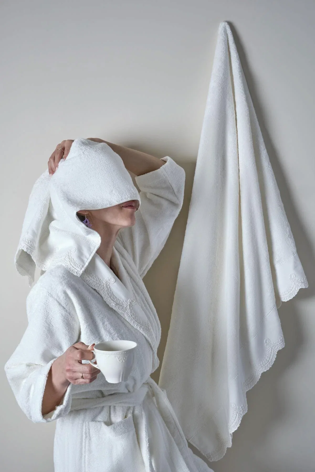 Ramos Bayan Bambu Bornoz - Nazik Home - Yuvama Değer!