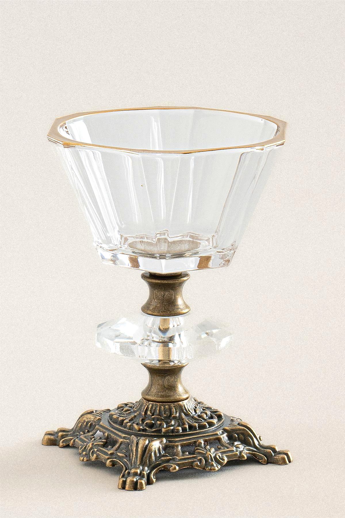 Sierra Eskitme Detaylı Döküm Ayak Sunum Kasesi (10 cm) - Nazik Home - Yuvama Değer!