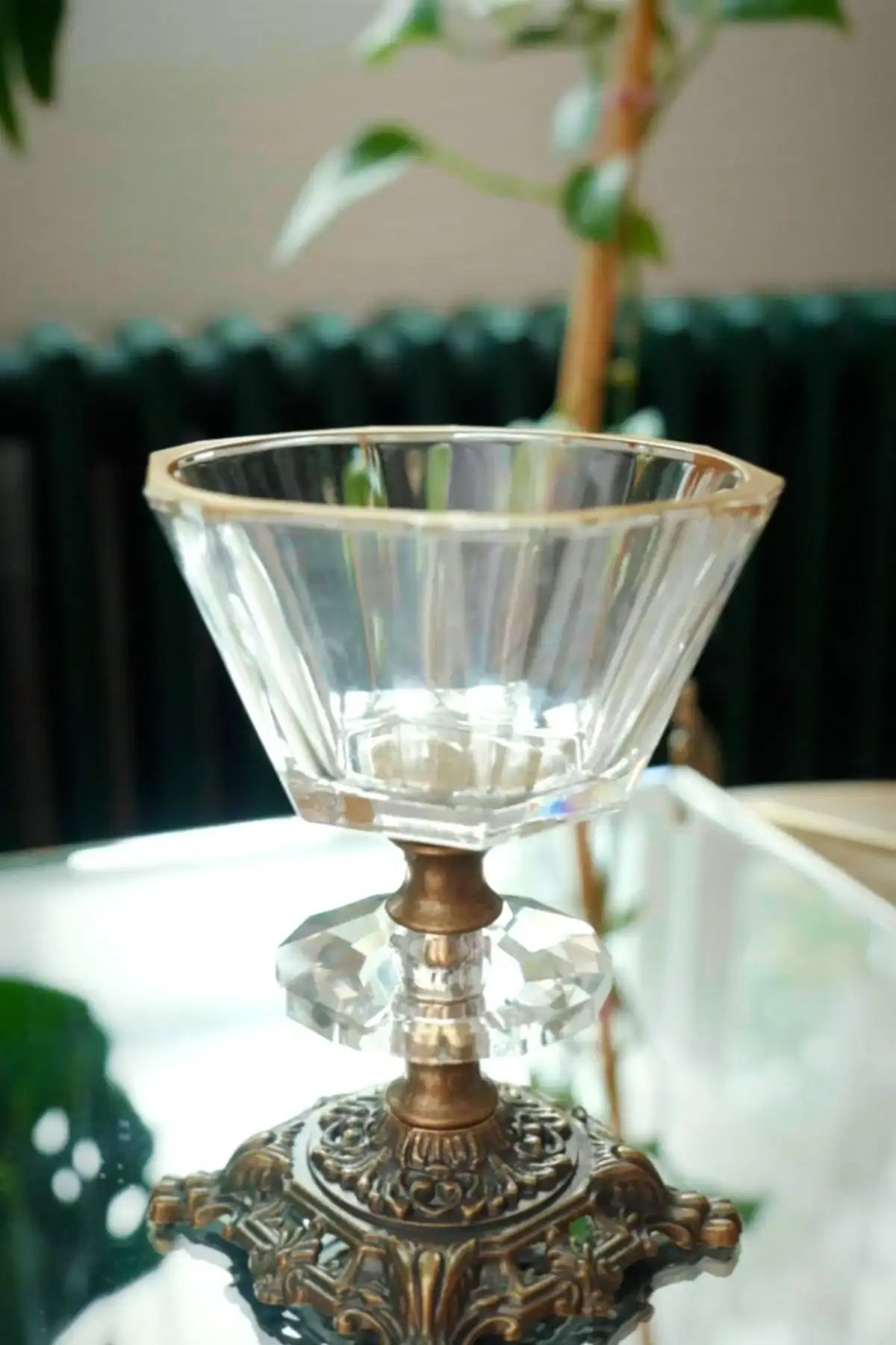 Sierra Eskitme Detaylı Döküm Ayak Sunum Kasesi (10 cm) - Nazik Home - Yuvama Değer!