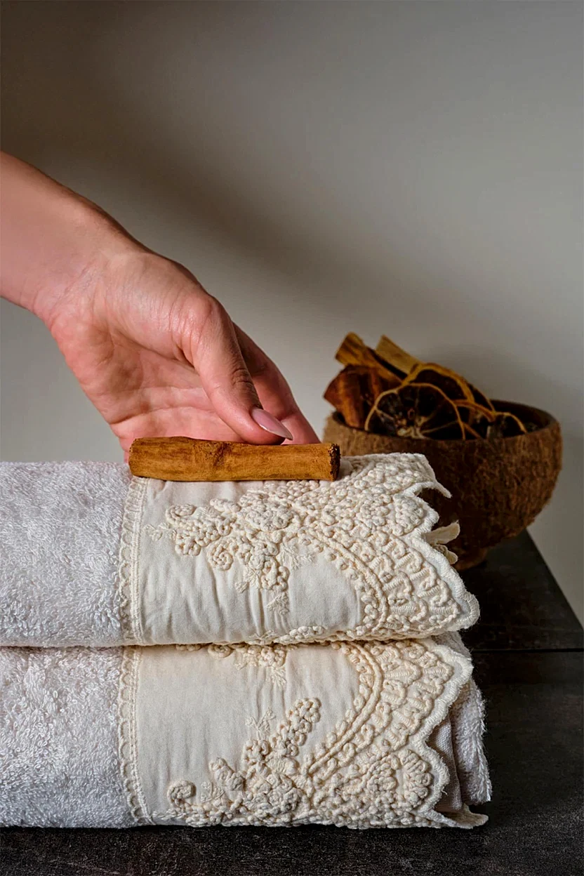 Tual İşlemeli El Havlusu (30 x 50 cm)