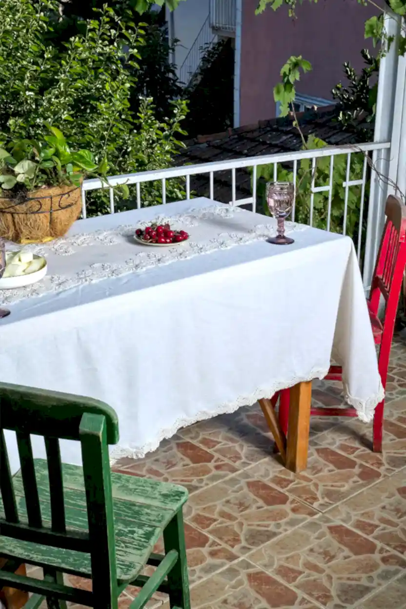 Vole Runner'lı Masa Örtüsü (150 x 250 cm) - Nazik Home - Yuvama Değer!