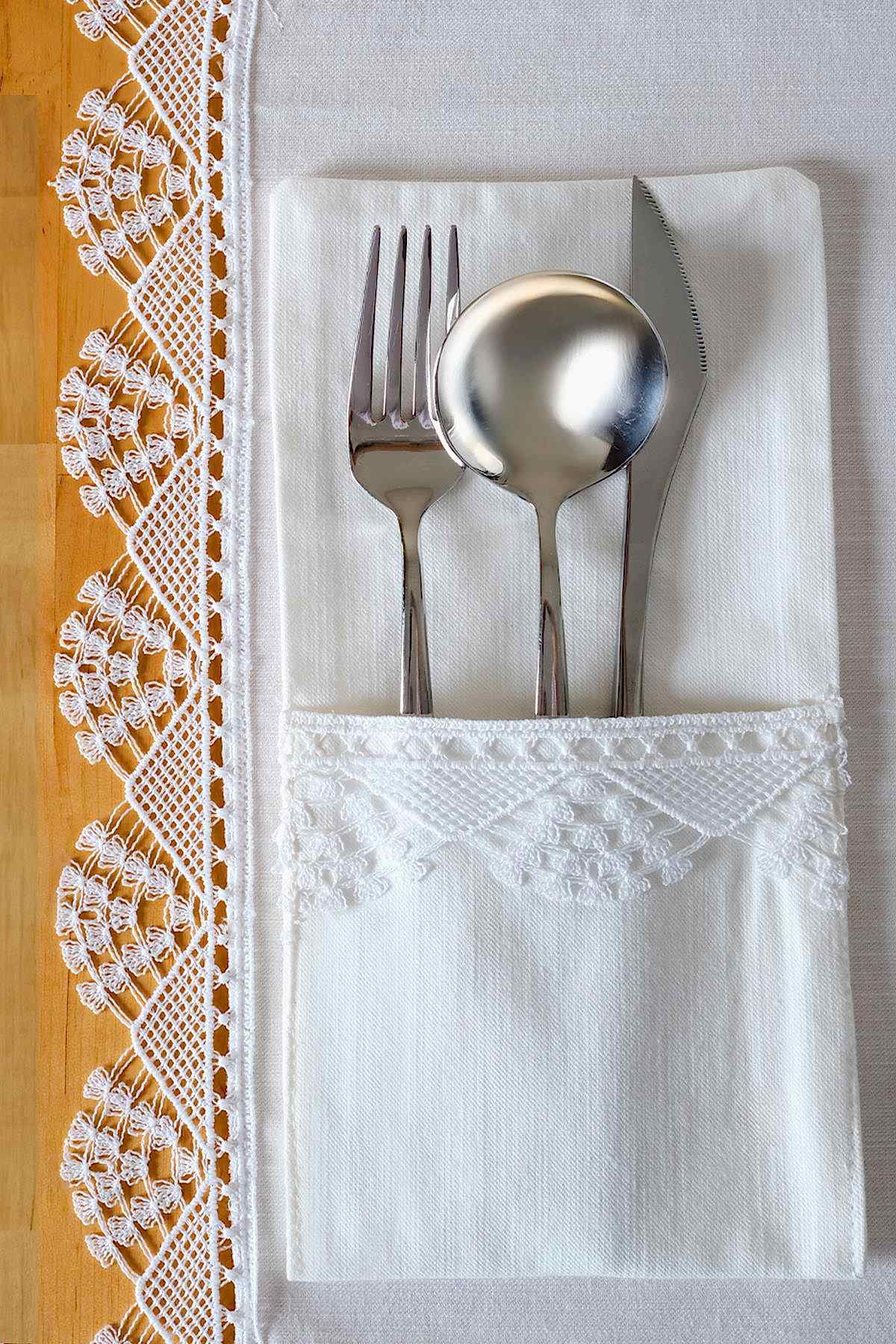 Zarif 4'lü Leke Tutmaz Kaşıklık