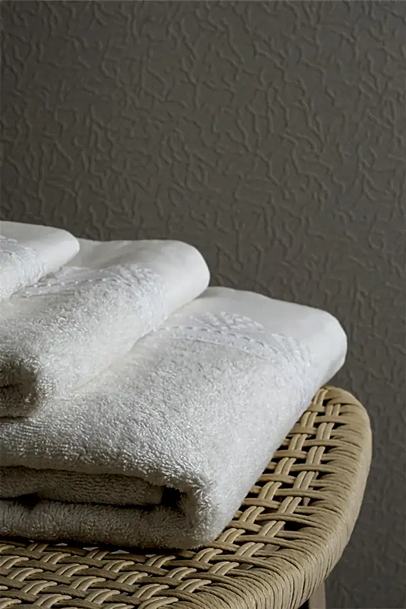 Zarif Dantelli Yüz Havlusu (50 x 90 cm) - Nazik Home - Yuvama Değer!